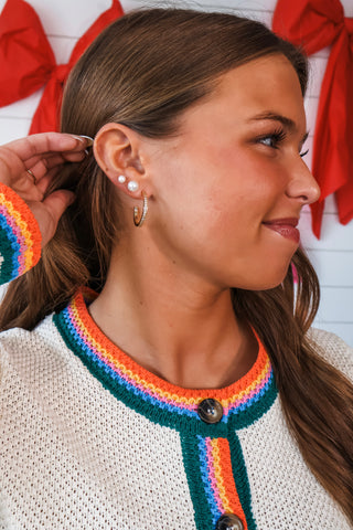 For Eternity Hoop Earrings • Gold