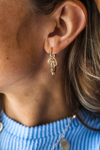 Infinite Possibilities Hoop Earrings • Gold