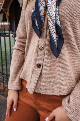 Quiet Luxury Cardigan • Heather Tan