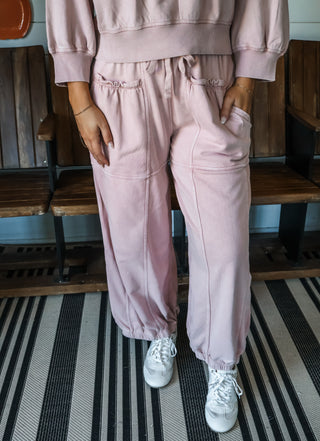Sunday Studio Pant Set • Blush