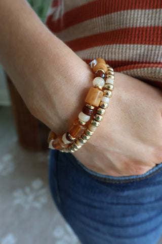 Made To Match Bracelet • Caramel