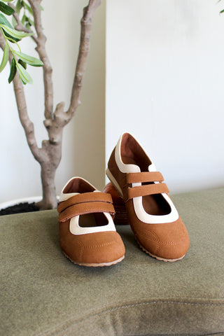 Harlow Sporty Flat • Cognac