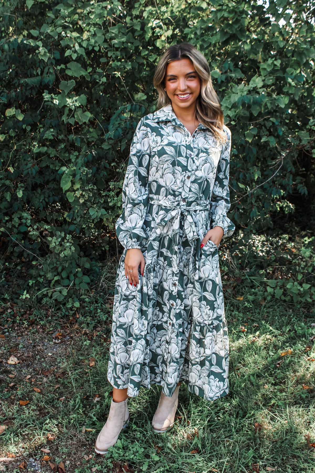 Orchard Beauty Maxi • Sage Floral