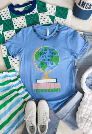 Hope For Tomorrow Graphic Tee • Blue