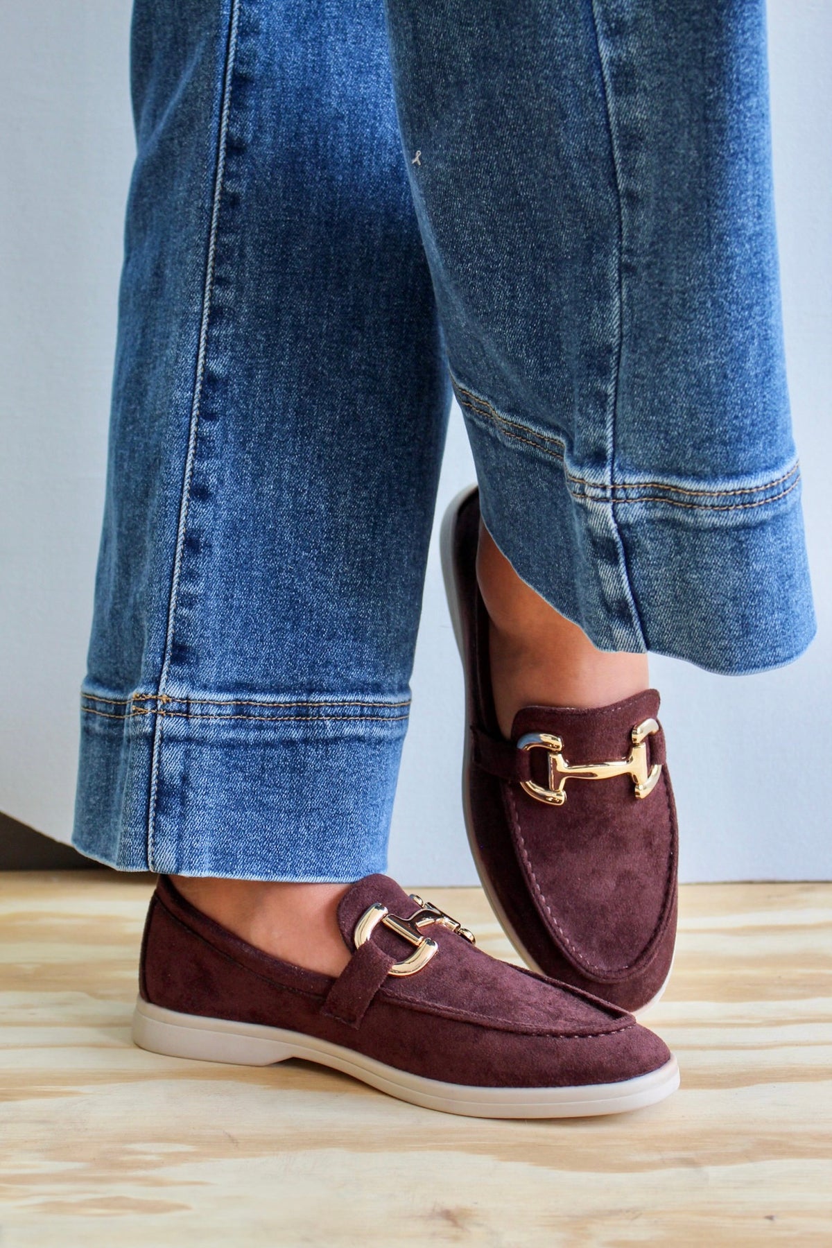 Understated Style Suede Loafer • Dark Chocolate