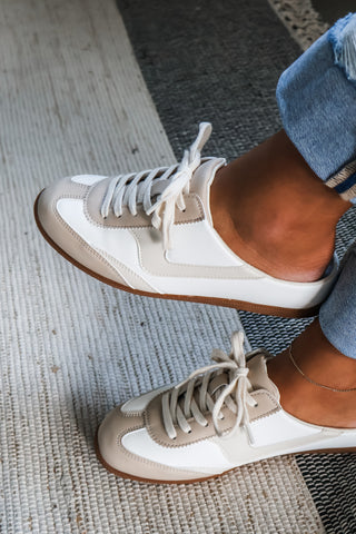 Mackay Mule Sneaker • Beige Combo