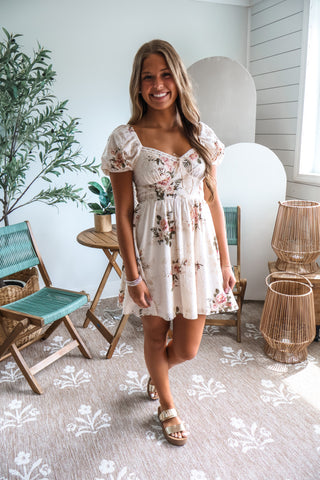 Moonlit Meadow Floral Mini • Cream
