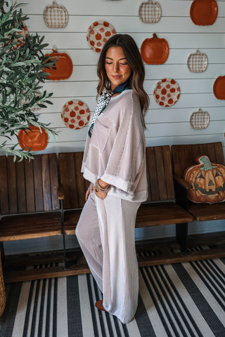 Crisp Autumn Air Pant Set • Mocha