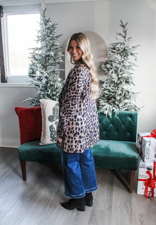 Steal The Spotlight Blazer • Leopard