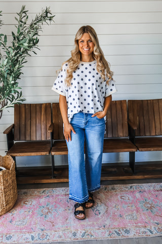 Dottie Oversized Top • White