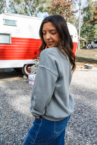 Blazing Bright Pullover • Grey