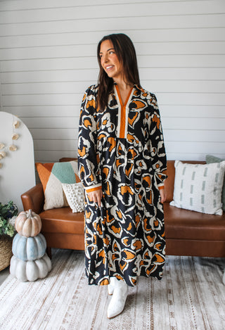 Leaf Peeping Season • Black Multi