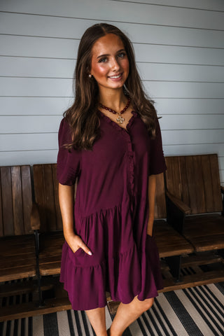 Lovely Moments Ruffle Mini • Plum