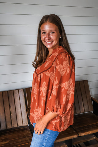 Rustic Blooms • Rust