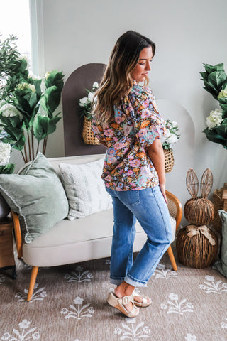 Natural Charm • Brown Floral