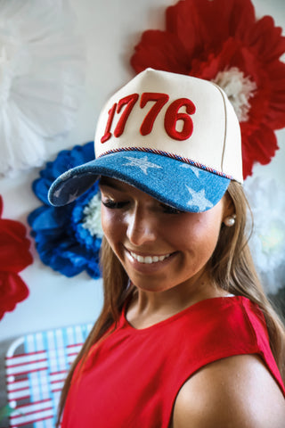 Party Like It’s 1776 Trucker Hat • Denim
