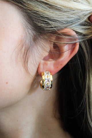 Shine Like A Diamond Earrings • Gold