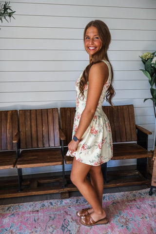 Sweet Nothings Drop Waist Mini • Yellow Floral
