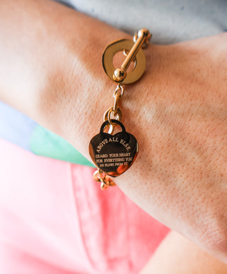 Above All Else Toggle Bracelet • Gold