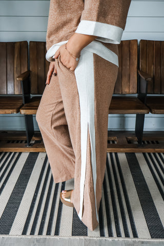 Soft Launch Pant Set • Heather Tan