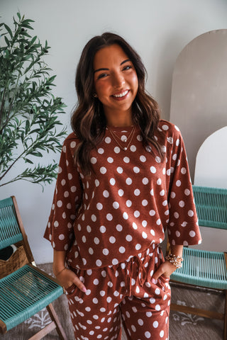 Find The Fun Pant Set • Rust Dot