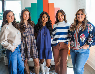 Moonlit Stroll Ruffle Dress • Navy