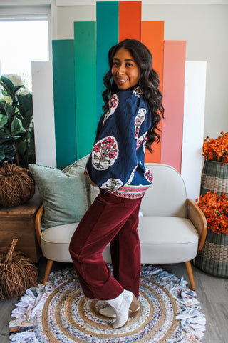 Posh In Print • Navy - FINAL SALE