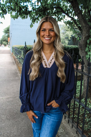 Cut To The Chase • Navy - FINAL SALE