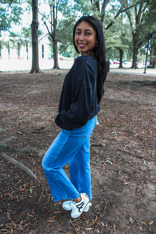 Cute & Comfy Waffle Knit • Black