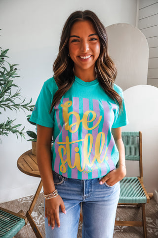 Be Still Graphic Tee • Island Green