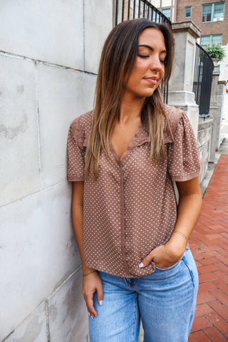 Naturally Charming • Mocha Dot