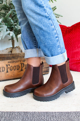 Libby Chelsea Boot • Dark Brown