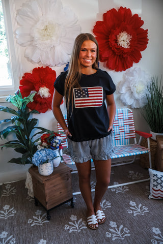 Star-Spangled Banner Top • Black