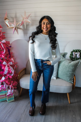 Low-key Layering Crewneck • Cream - FINAL SALE