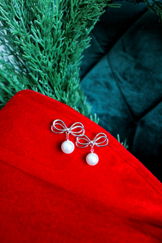 Beautiful Blessings Bow Earrings • Gold