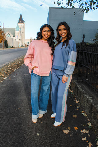 Most Wonderful Time Pant Set • Denim Blue