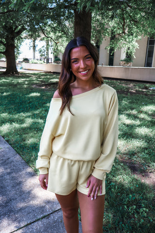 Back To Basics Short Set • Yellow