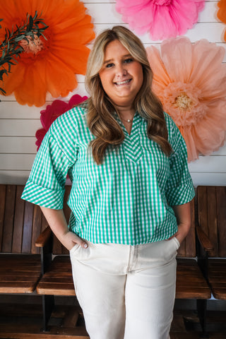 Picnic Perfect • Green Gingham - PLUS