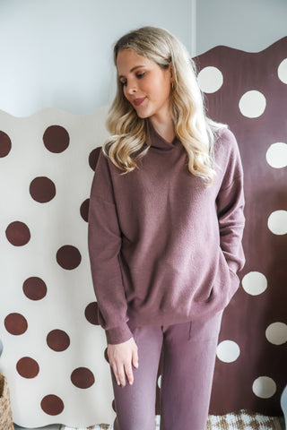 Happy Camper Pullover • Espresso