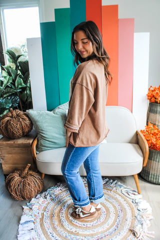 Peace Out Patchwork • Cocoa - FINAL SALE