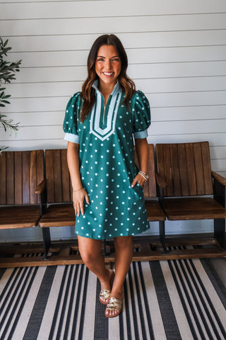 Pretty Moments Dotted Mini • Green
