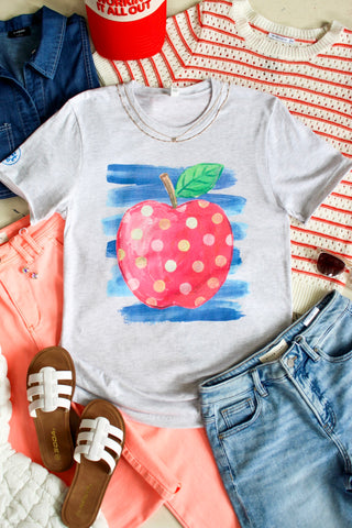 Awesome To The Core Teacher Graphic Tee • Ash Grey
