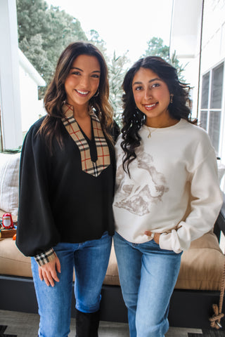 Free Spirit Graphic Sweatshirt • Cream