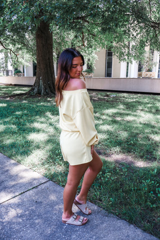 Back To Basics Short Set • Yellow