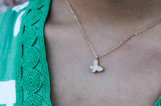 Butterfly Beauty Necklace • White