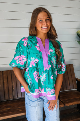 Paradise Found • Green Floral