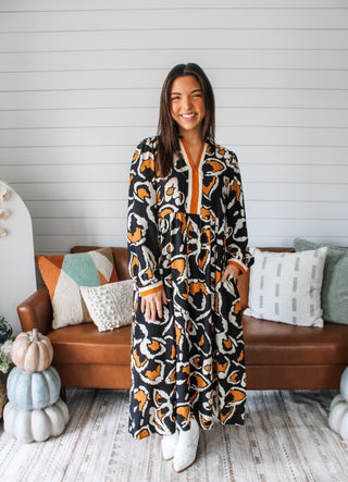 Leaf Peeping Season • Black Multi