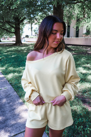Back To Basics Short Set • Yellow