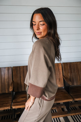 Weekend Drives Pant Set • Brown