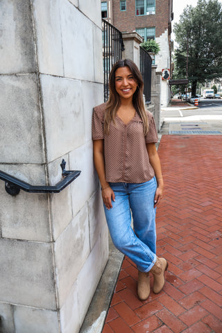 Naturally Charming • Mocha Dot